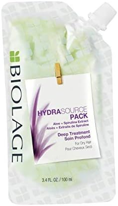 Amazon.com: BIOLAGE Hydra Source Deep Treatment Pack | Multi-Use Hair Mask That Nourishes Dry Hai... | Amazon (US)