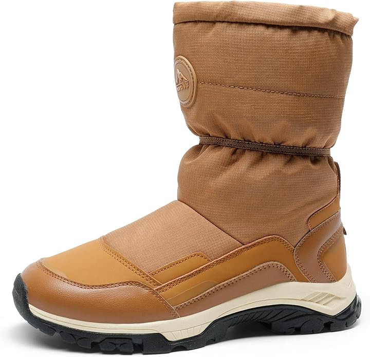 NORTIV 8 Women's Insulated Winter Snow Boots Faux Fur Lined Slip On Boots | Amazon (US)