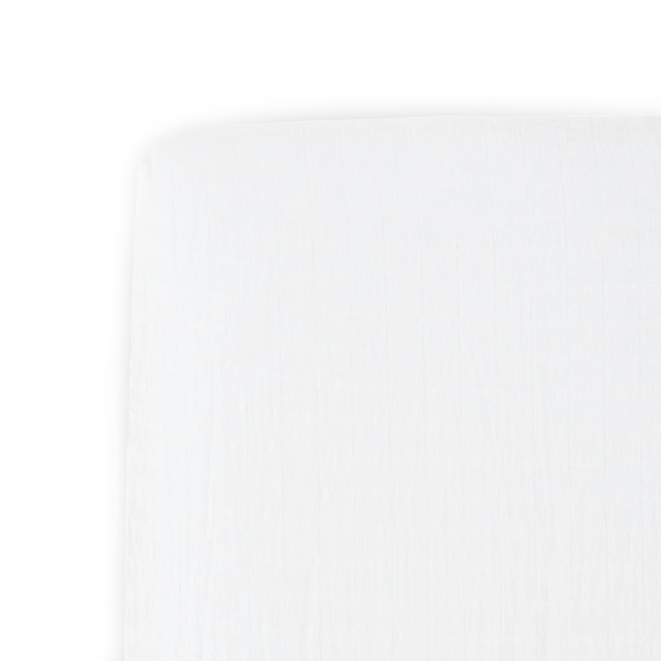Cotton Muslin Crib Sheet - White | Little Unicorn