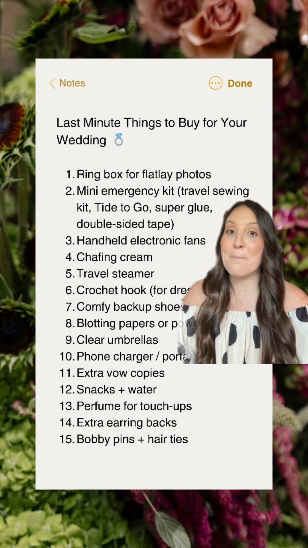 You’ve planned all the major details… but what about the little things? These are the items couples always forget until the last minute. So save yourself the stress and get these now! 