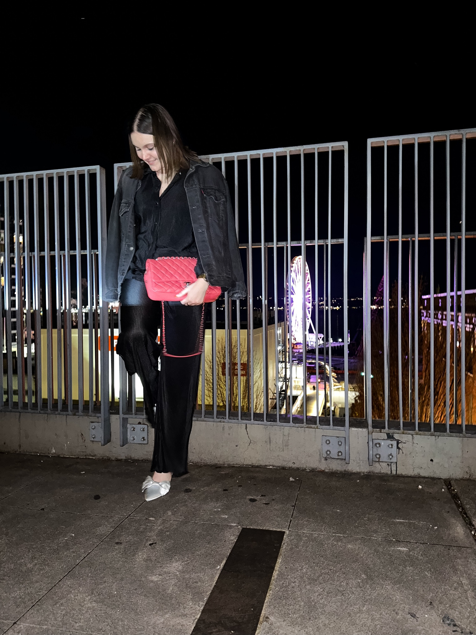 All black outfit idea for traveling! Featuring my favorite matching plisse set and black jean jacket!

I’m wearing a men’s XL jacket, size L set and size 9 heels 

#LTKSeasonal #LTKfindsunder50 #LTKmidsize