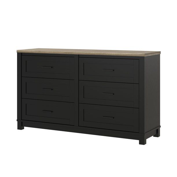 Ameriwood Home Carver 6 Drawer Dresser, Multiple Colors - Walmart.com | Walmart (US)