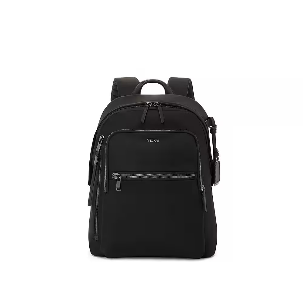 TUMI - Voyageur Halsey Backpack - Black/Gunmetal | Best Buy U.S.