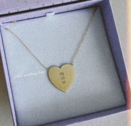 The most special necklace! I saw heather McMahan wearing it all through Italy, I just had to have it! 

Custom necklace, heart jewelry, wedding date jewelry, wedding jewelry, anniversary gift 

#LTKwedding #LTKGiftGuide