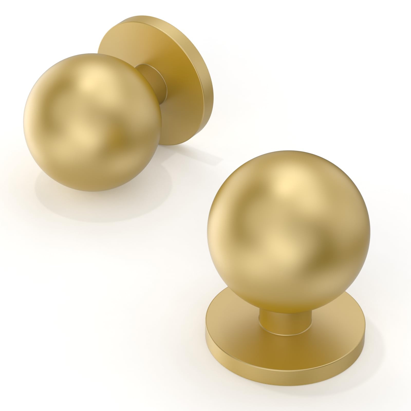 10 Pack Brushed Gold Kitchen Cabinet Knobs Cabinet Pulls Drawer Knobs Cabinet Hardware Zinc Knobs for Dresser Drawers | Amazon (US)