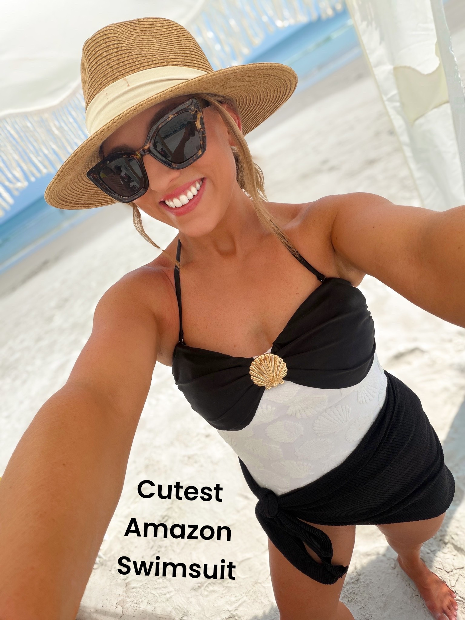 I am officially obsessed with this Amazon swimsuit! 🤍 The gorgeous seashell detail makes it look so much more expensive, and the fit is so flattering. Paired with a wrap skirt, oversized hat, and sunnies, it’s the perfect look for a beach day, poolside lounging, or your next tropical vacation.

If you’re looking for an affordable swimsuit that looks designer-inspired, this one is a must!

#AmazonFashion #AmazonFinds #AmazonStyle #SwimsuitStyle #BeachStyle #VacationStyle #ResortWear #BeachVacation #PoolsideStyle #SummerFashion #AffordableFashion #SeashellStyle #VacationOutfit #BeachOutfit #TravelStyle #SummerEssentials #OOTD #AmazonFavorites #VacationLooks #Beachwear

#LTKootd #LTKSwim #LTKPetite