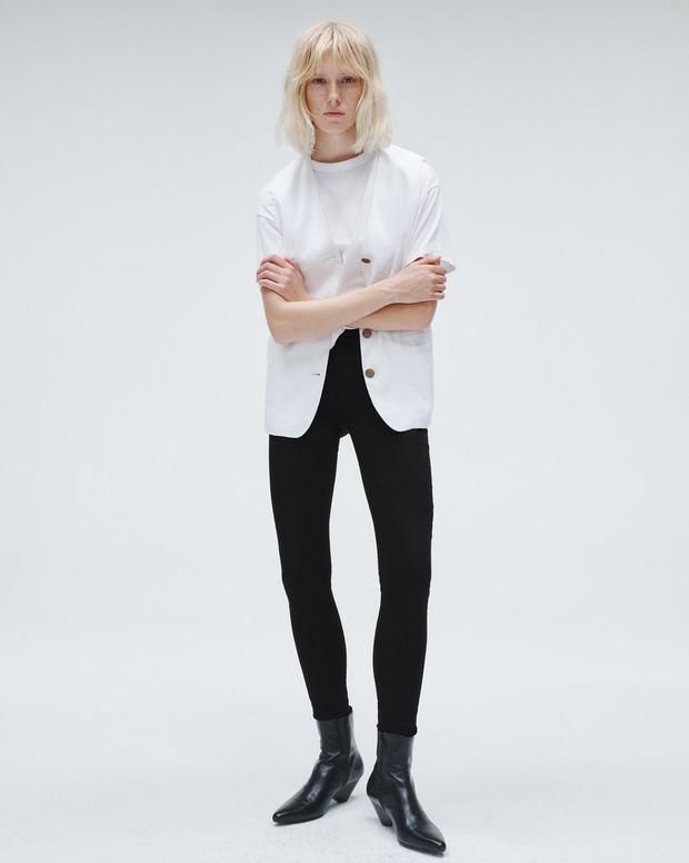 Nina High-Rise Skinny - Black | rag + bone