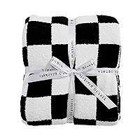 YIRUIO Throw Blankets Checkered Grid Chessboard Gingham Warmer Comfort Reversible Shaggy Cozy Dec... | Amazon (US)