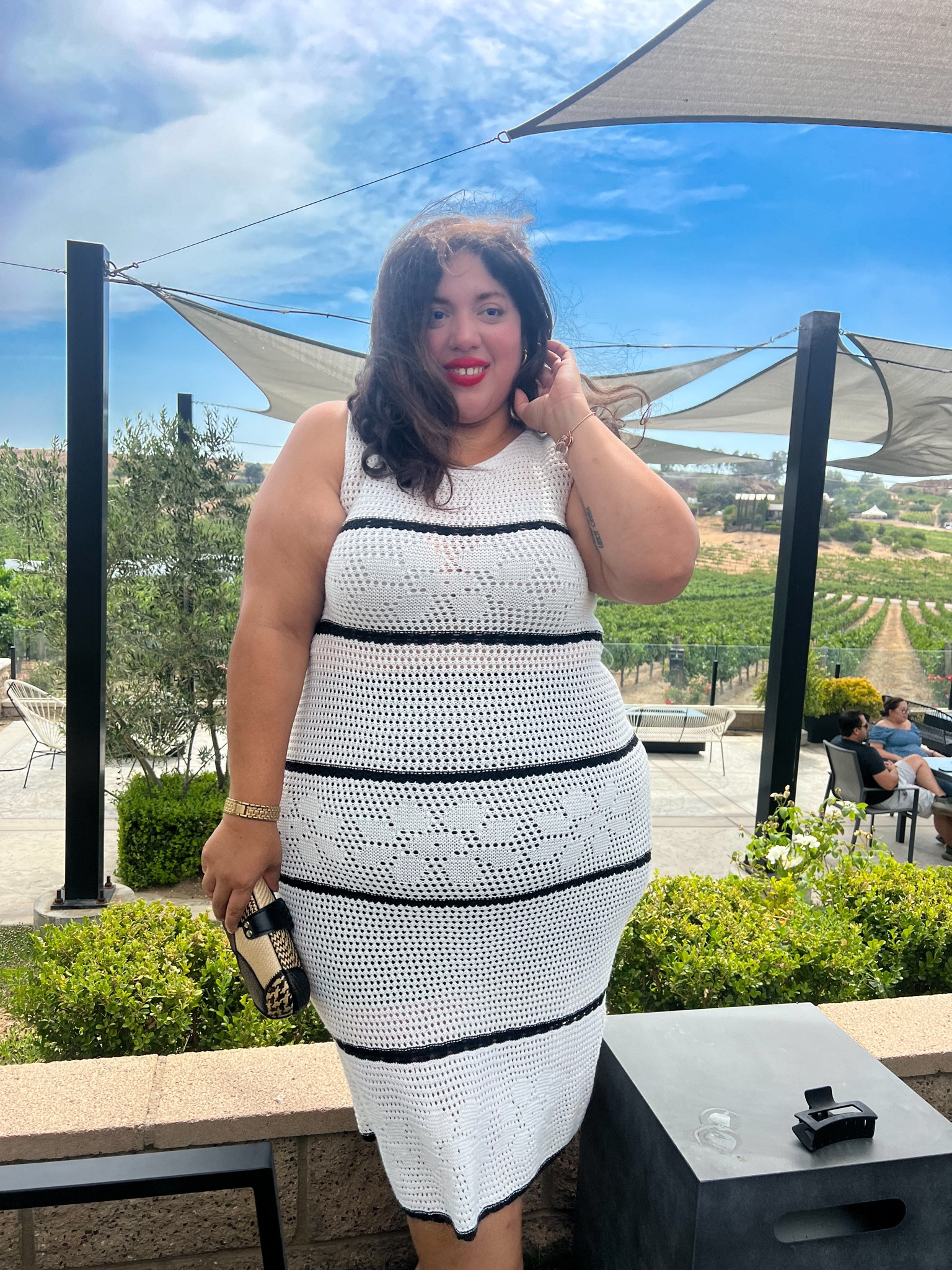Hola Bebés! The only black and white dress you need! 

Love this dress it is see thru as it’s crochet. I wore shape wear underneath and bra and it was perfect fit 

Wearing XXL 

#LTKSaleAlert #LTKPlusSize #LTKMidsize