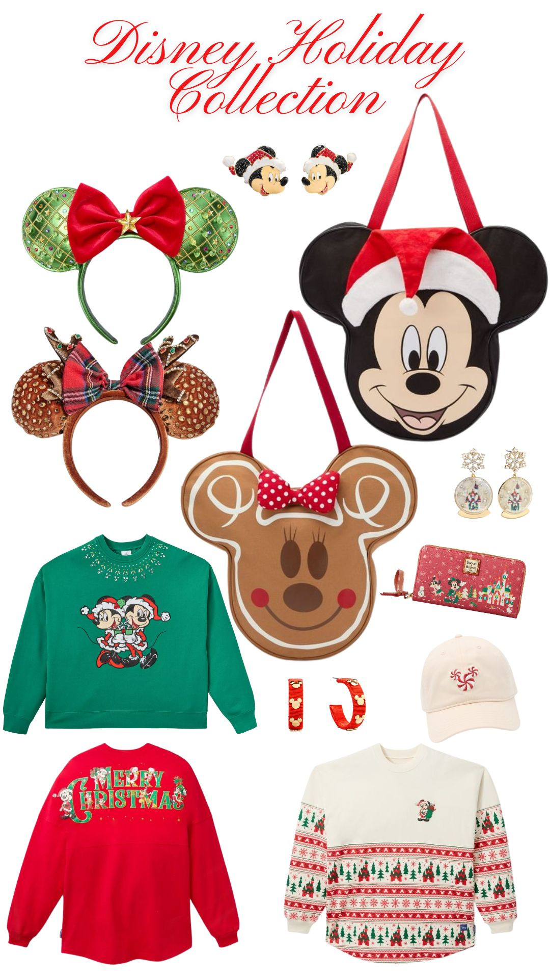 Celebrate the season Disney-style with the Disney Holiday Collection! From gingerbread-inspired Mickey totes to festive Minnie ears, these pieces bring the magic home for the holidays. Perfect for gifting or treating yourself to something merry and magical.


#LTKHoliday #LTKSeasonal #LTKGiftGuide