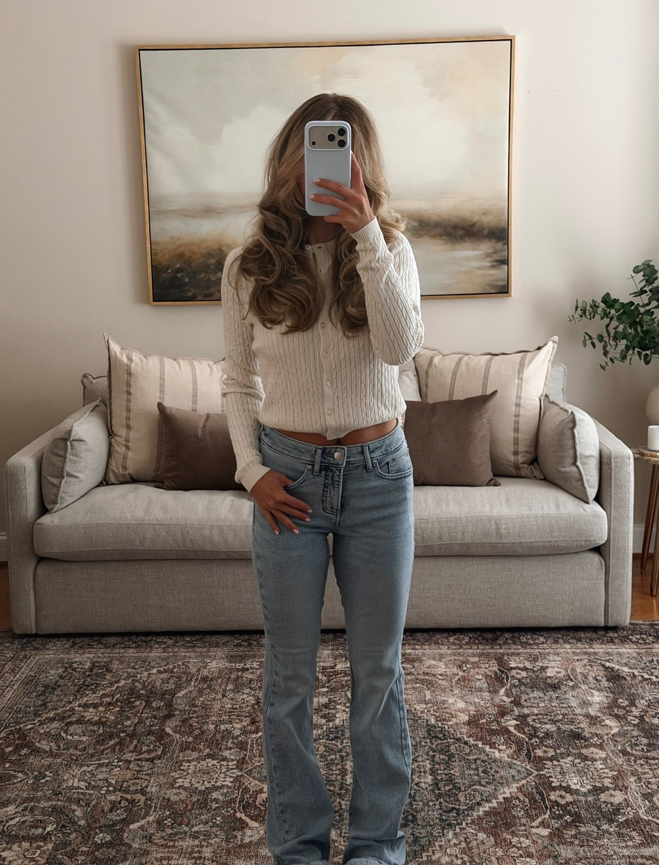 easy & cozy fall ootd! these are my new favorite jeans from @Express 🤍 on sale BOGO 50% off!