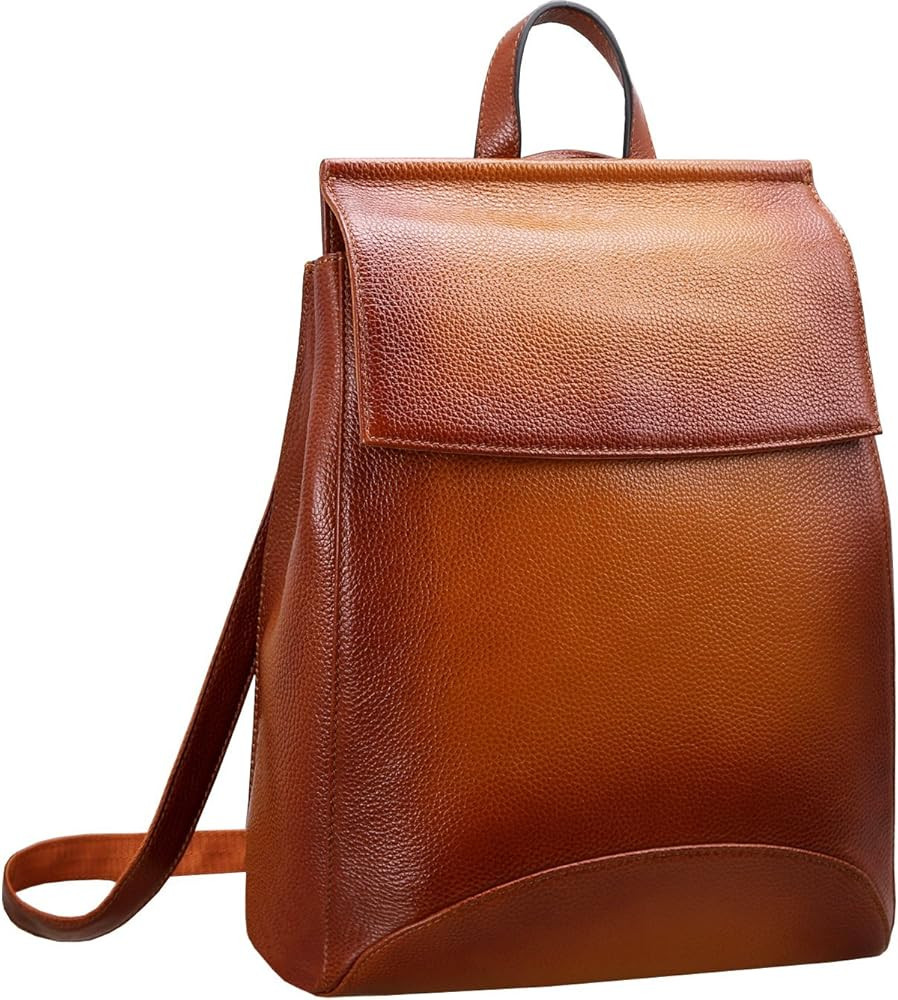 HESHE Genuine Leather Backpack Purse Convertible Womens Backpack Lightweight Work Bag Ladies Back... | Amazon (US)