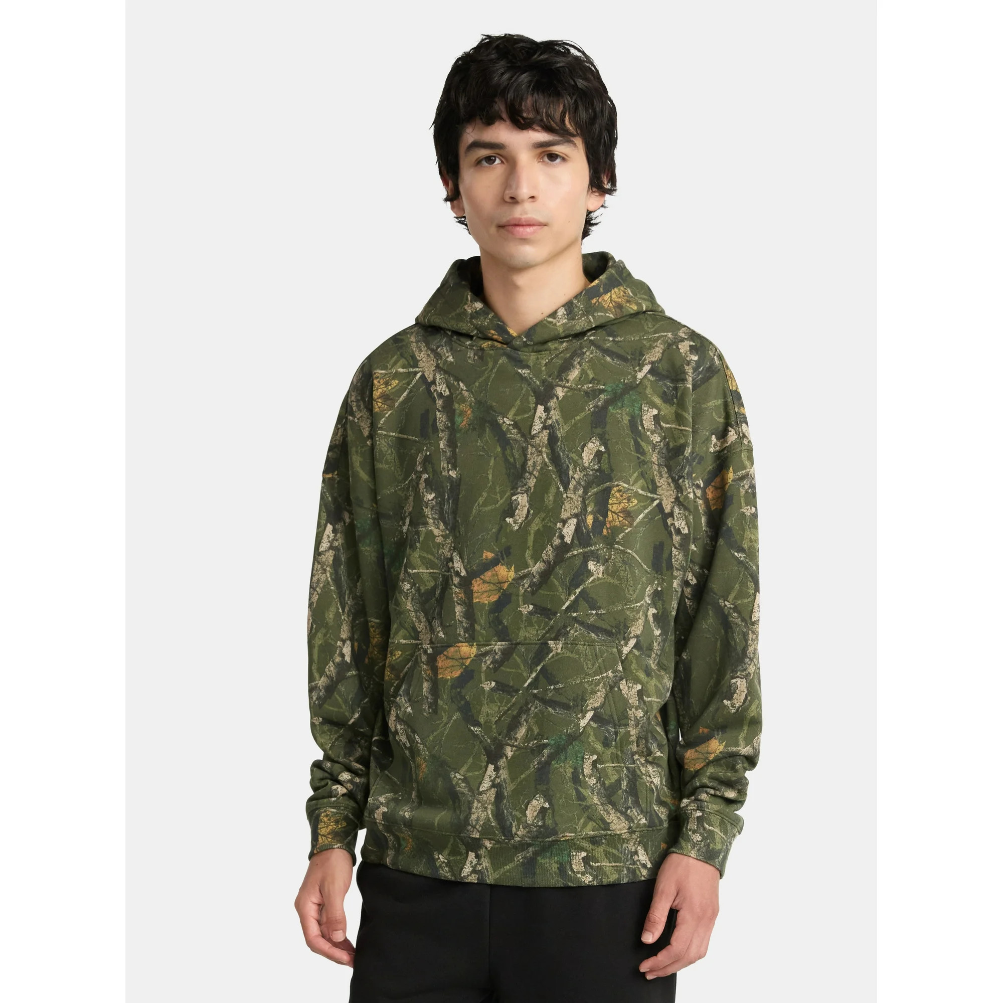 No Boundaries Oversized Hoodie with Long Sleeves, Men's & Big Men's - Walmart.com | Walmart (US)