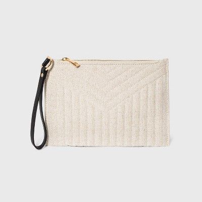Large Pouch Clutch - A New Day™ Natural | Target