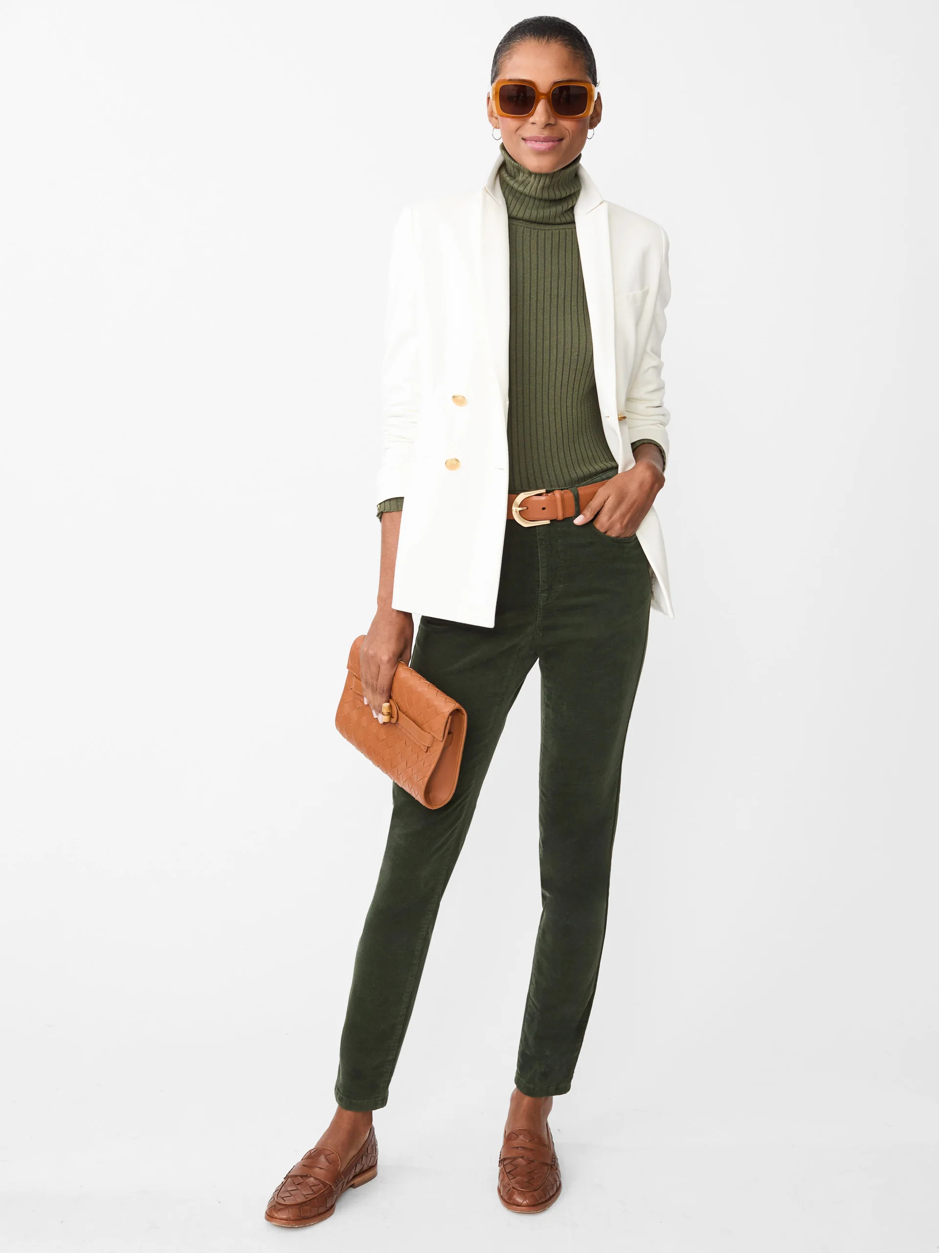 Dk_Forest Solid Watson Velvet Jeans | Women's Pants | J.McLaughlin | J.McLaughlin