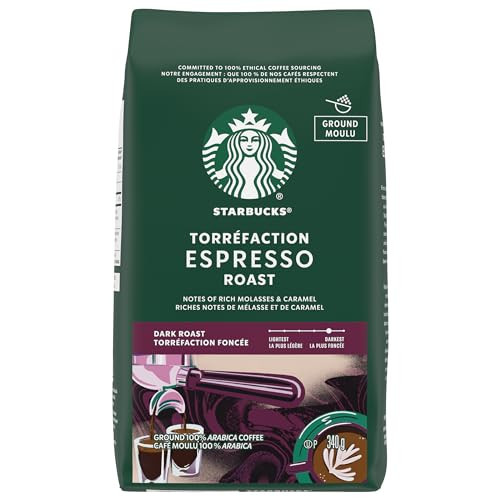 Espresso Roast Ground Coffee, 340g/12 oz | Amazon (US)
