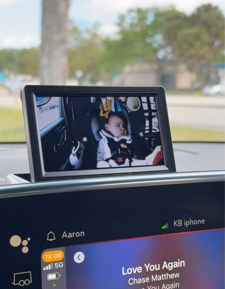 Our car monitor I’ve been reviewing not bad. Still like my old school soft mirrors, the cameras just make me nervous if a crash was to happen but it’s very secure on the head rest! 

#LTKbump #LTKbaby