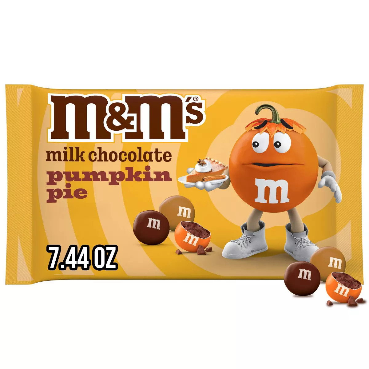 M&M's Halloween Milk Chocolate Pumpkin Pie Candy - 7.44oz | Target