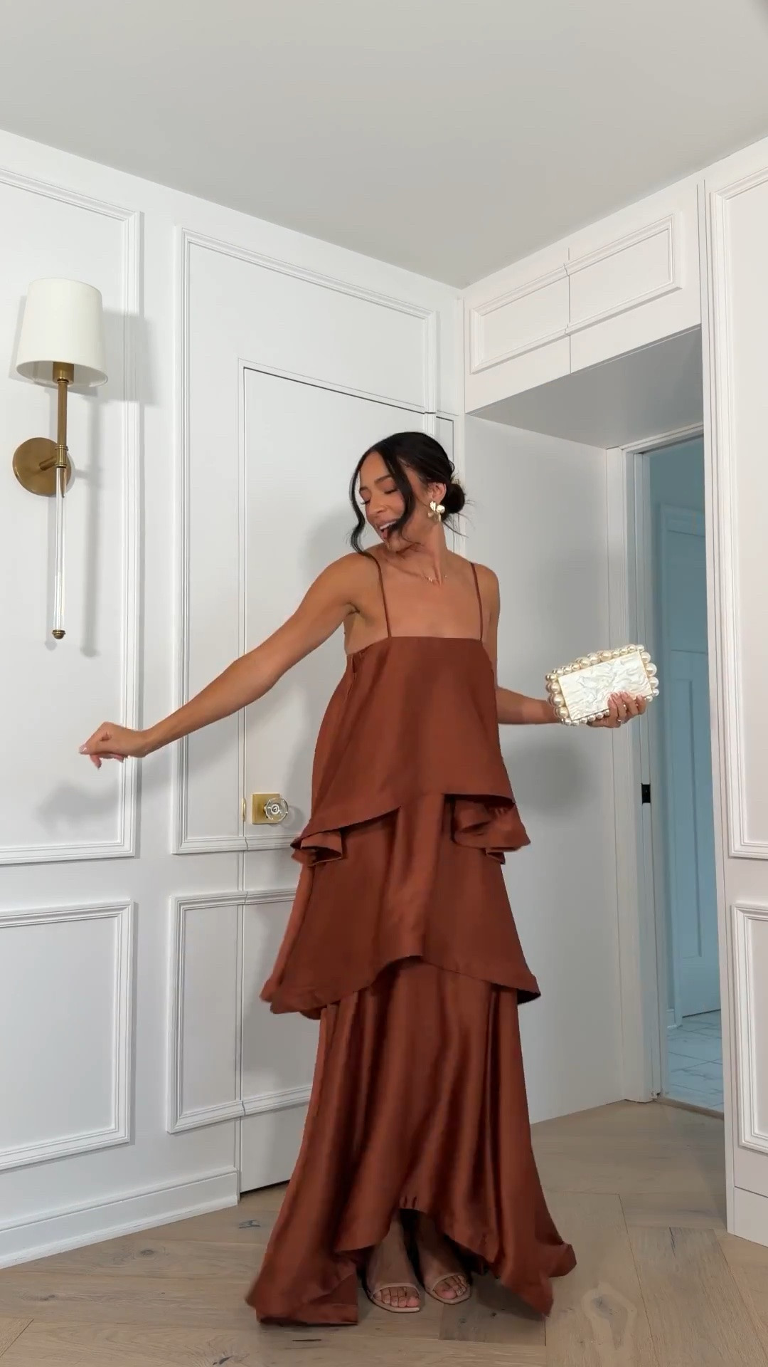 Fall wedding guest dresses 🤎 Wearing size small in all dresses 

black tie optional, cocktail dress, event dress, floral dress, maxi dress, fall dress, rehearsal dinner dress

#LTKWedding #LTKSeasonal