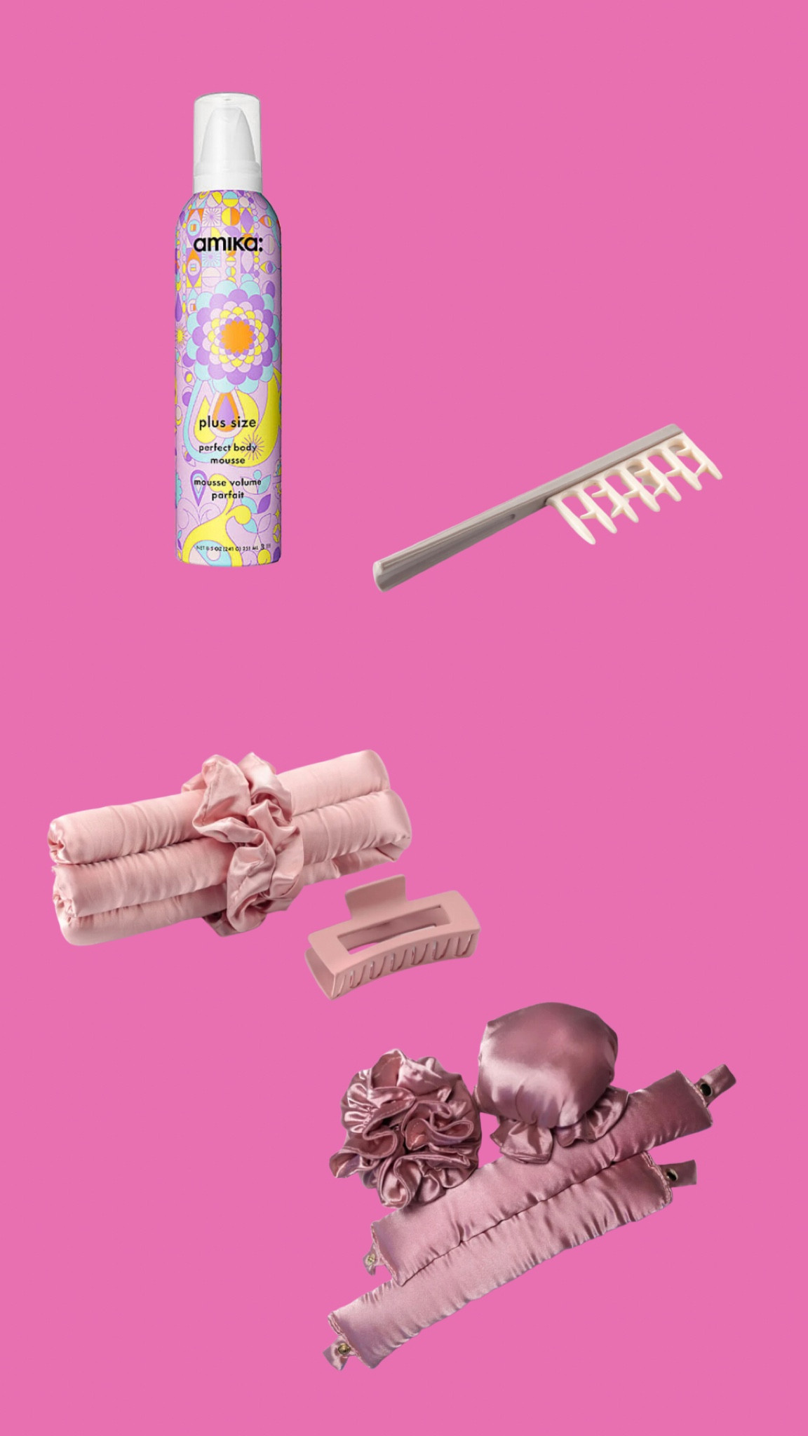 Heatless curls set