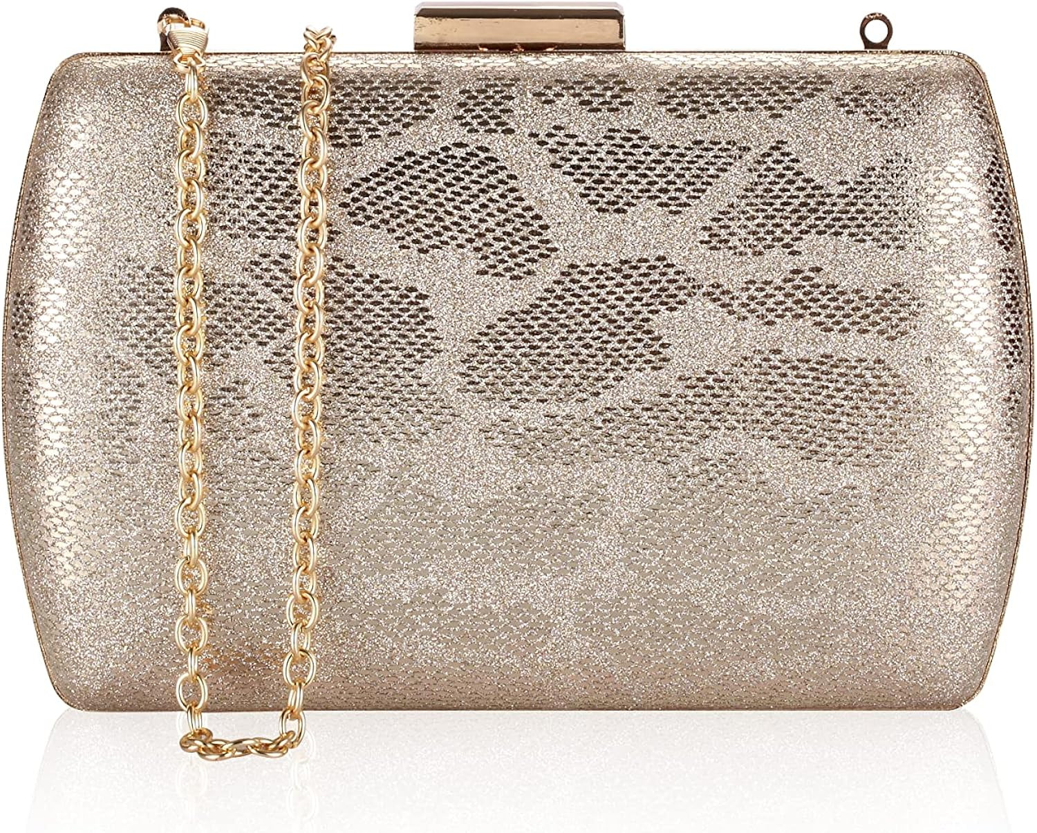 Womens Evening Clutch Bridal Prom Handbag shoulder bag Wedding Purse Party Bag | Amazon (US)