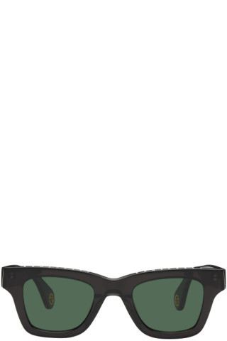 Black Le Papier 'Les Lunettes Nocio' Sunglasses | SSENSE