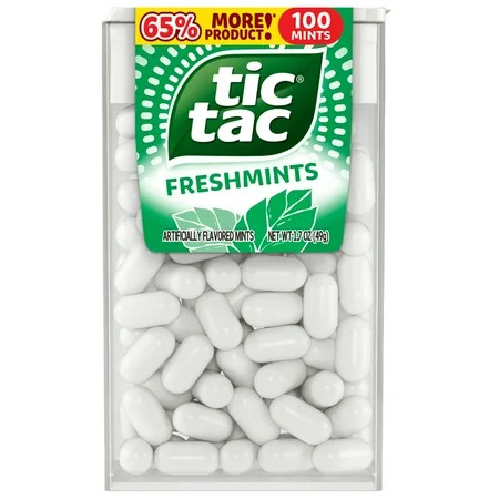 Tic Tac Freshmint Breath Mints, On-The-Go Refreshment, 1.7 oz | Walmart (US)