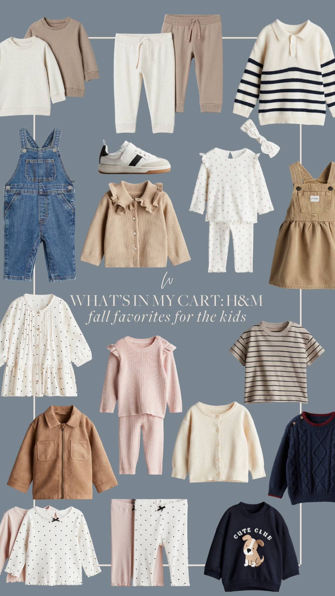 What’s in my cart currently for the kids! H&M is one of my favorite places to shop for Axel and Lucy. The pieces are great quality, affordable, and very cute too! 

#LTKKids #LTKBaby #LTKStyleTip