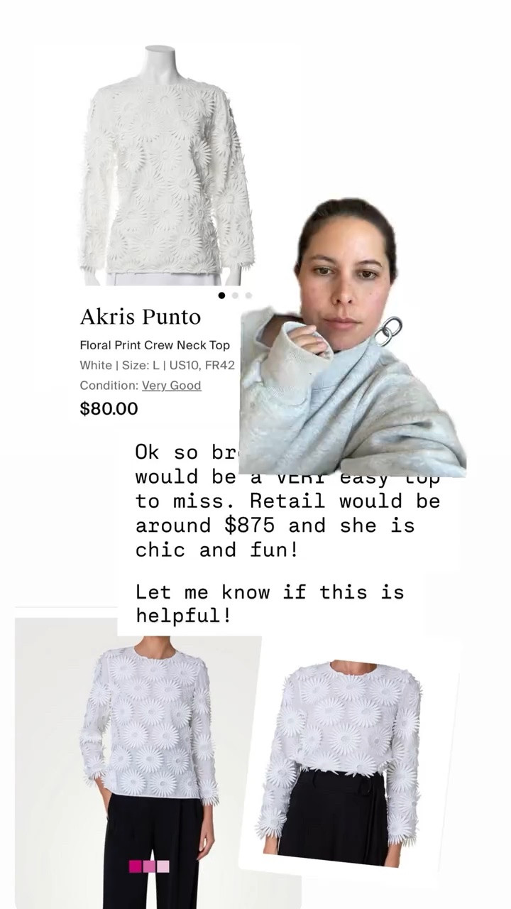The real real, white top, designer finds

#LTKSaleAlert #LTKstorytime