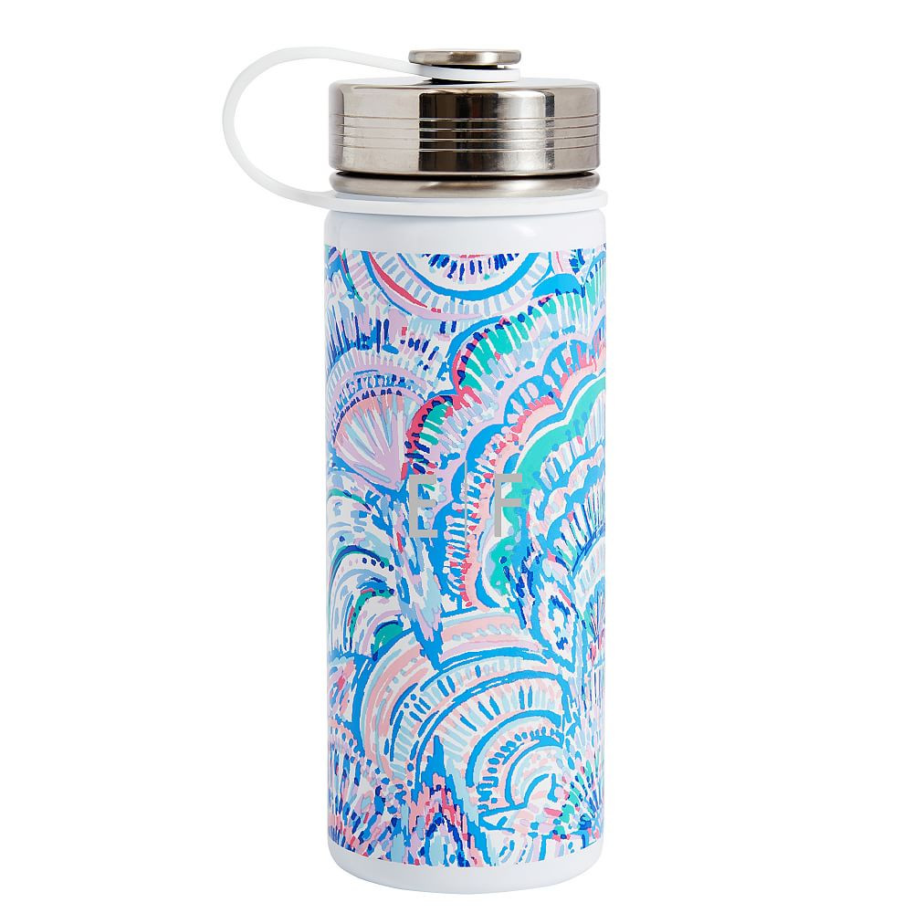 Lilly Pulitzer Happy as a Clam Slim Water Bottle | Pottery Barn Teen