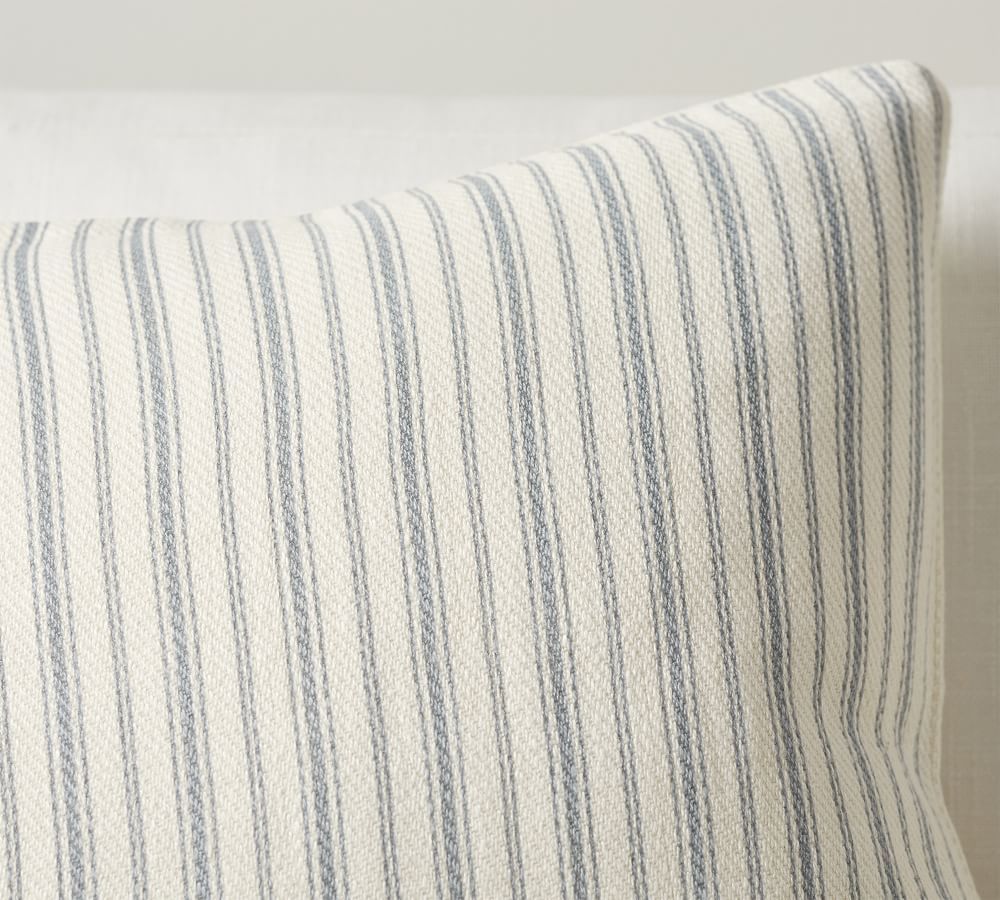 Culver Grainsack Striped Reversible Pillow Covers | Pottery Barn (US)