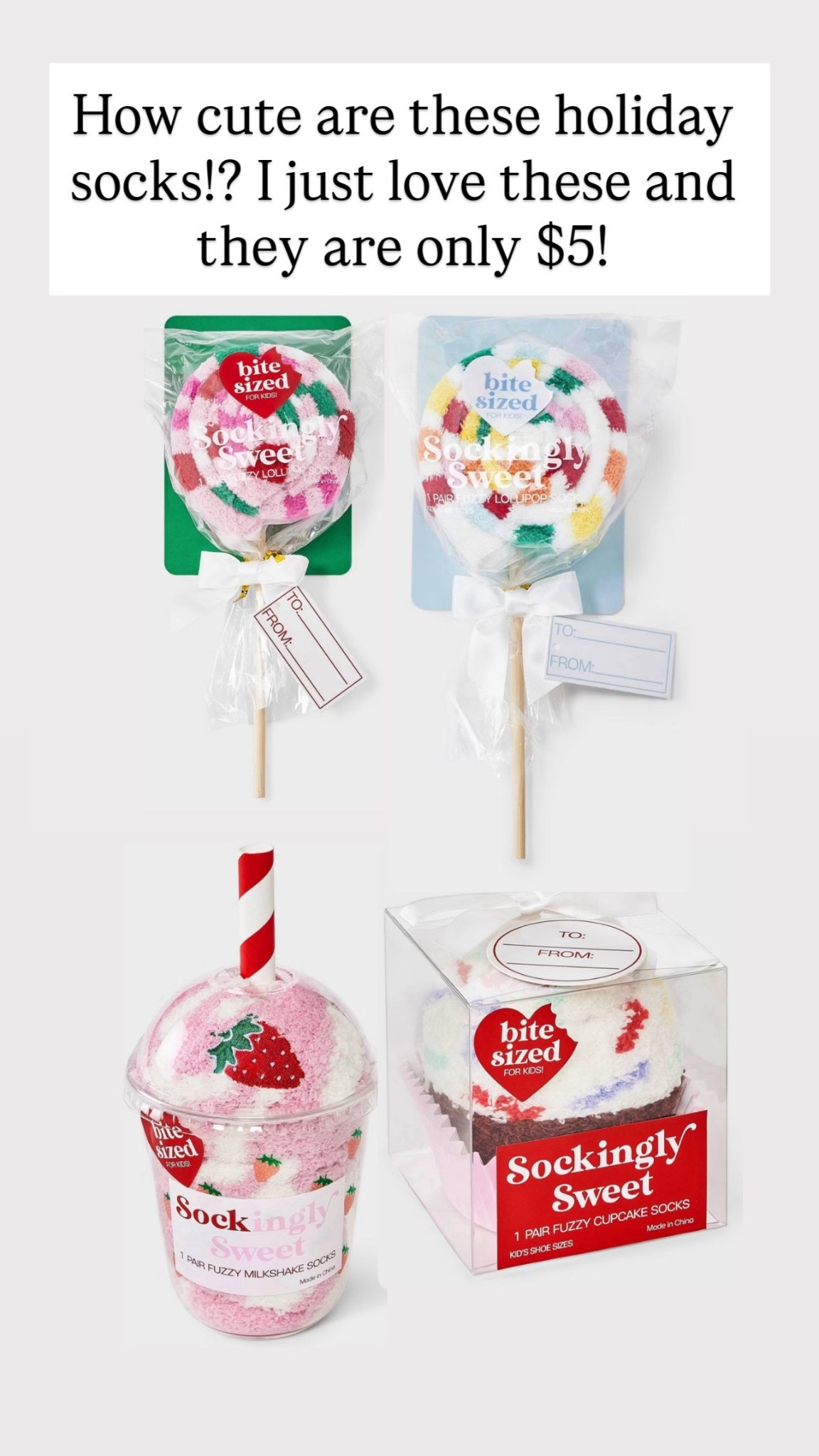 Cutest Christmas socks for $5! 

#LTKHoliday #LTKGiftGuide #LTKKids