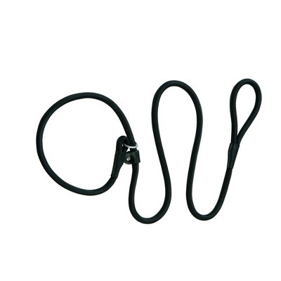 Weaver Leather Terrain D.O.G. Rope Slip Lead - Braided Nylon Climbing Rope Dog Leash, Made in USA - Adjustable Size Black / 4-feet L x 1/2-inch wide | Target