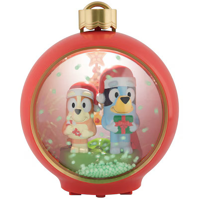 Bluey 5.12-in Multi Color Merry Christmas Figurine | Lowe's