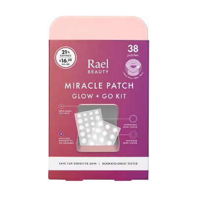 Rael Beauty Miracle Patch Glow and Go Kit - 38ct | Target