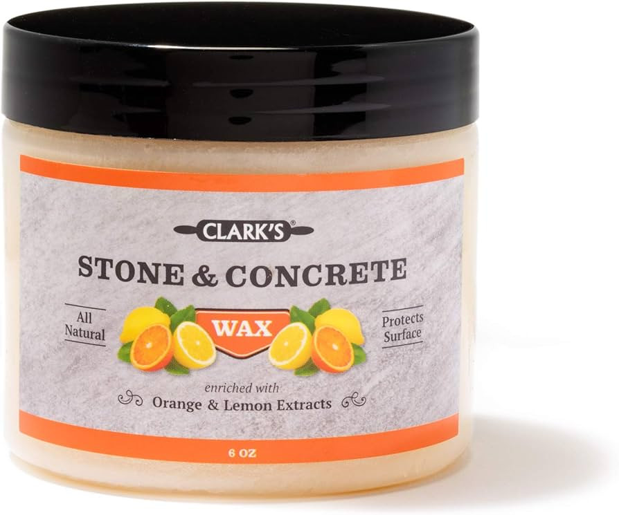 CLARK’S Stone and Concrete Wax - Soapstone Wax with Orange and Lemon Extracts - Helps Preserve ... | Amazon (US)