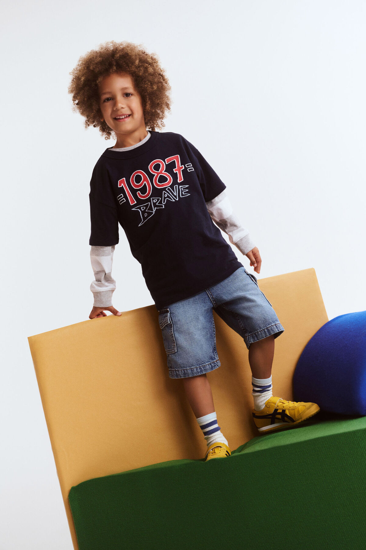 I Scream Colour Drop Shoulder Short Sleeve Tee | Cotton On (US)