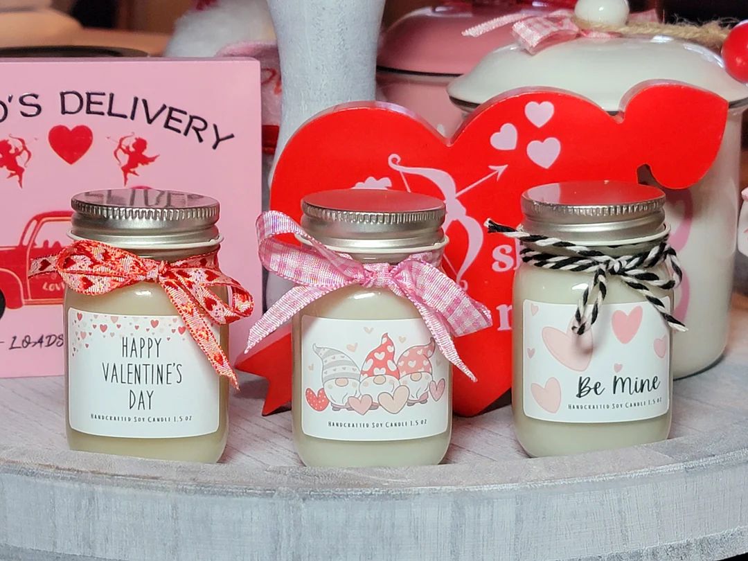 Valentines Mini Candle Bundle, Party Favors, Wedding Favors, Shower Candles, Gift Sets, Holiday B... | Etsy (US)