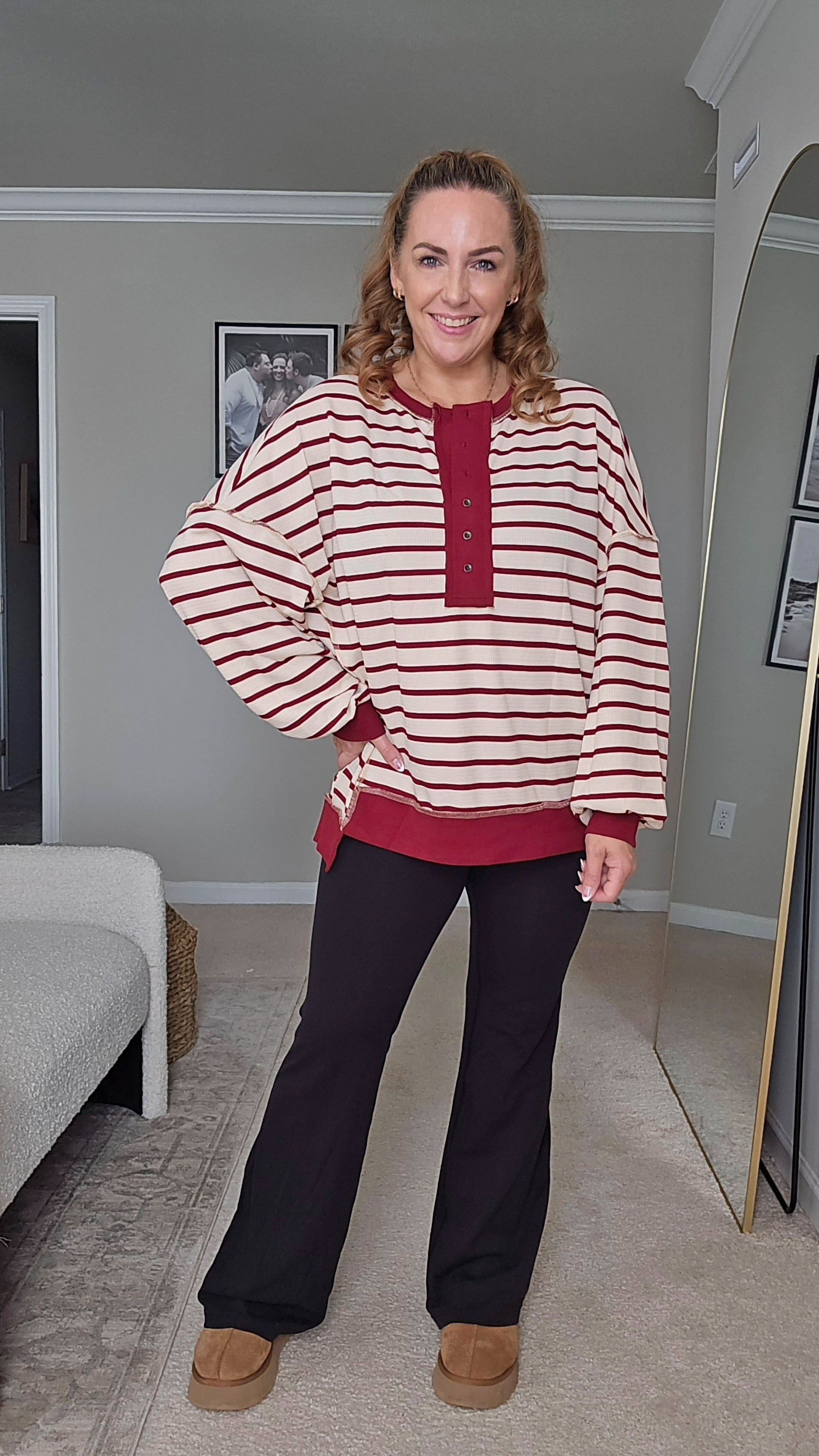 Lightweight striped half-button top that’s easy to style and super comfortable. Comes in lots of colors.

#LTKTravel #LTKFindsUnder50 #LTKOver40