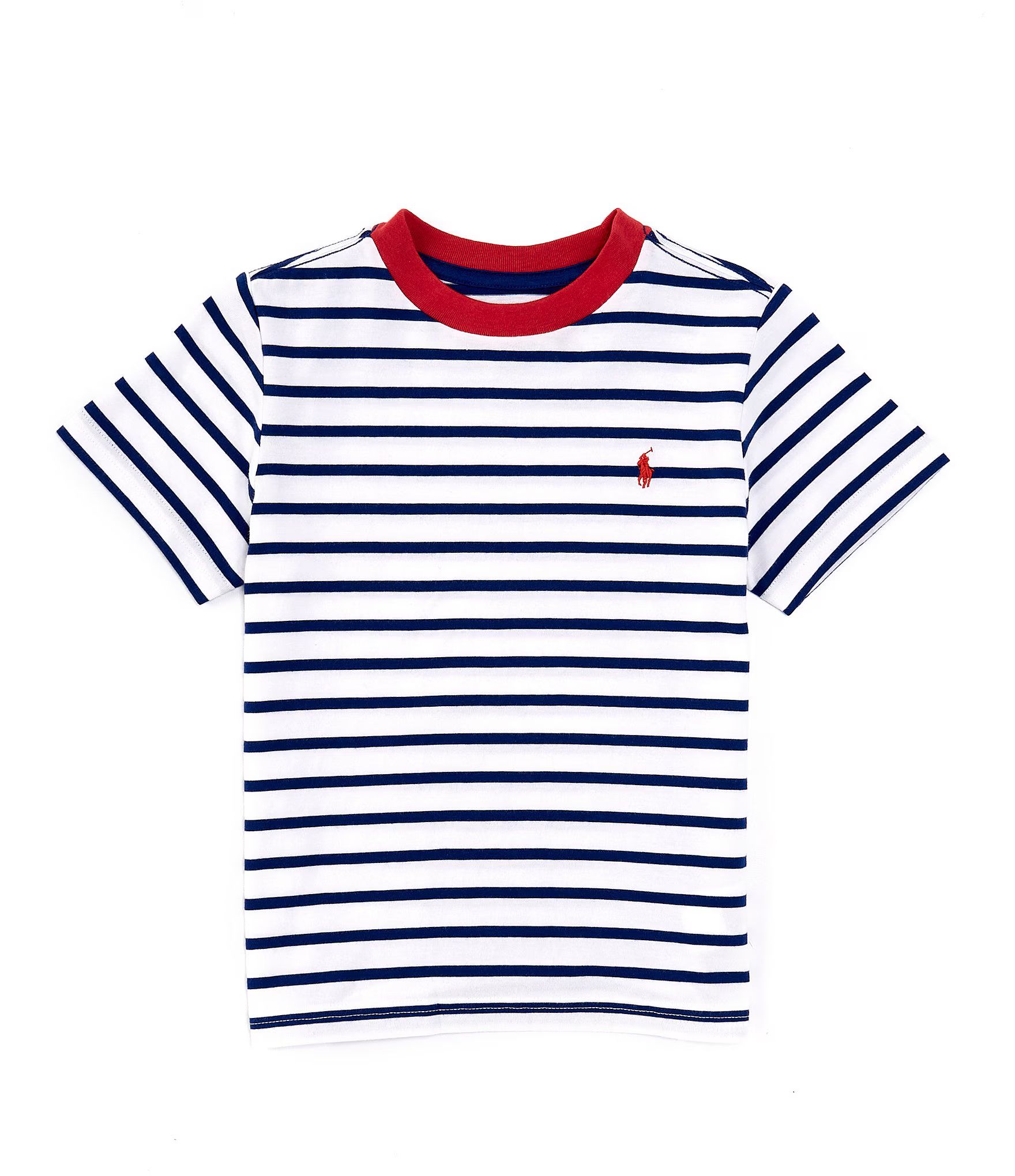 Polo Ralph Lauren Little Boys 2T-7 Short Sleeve Striped Jersey T-Shirt | Dillard's | Dillard's
