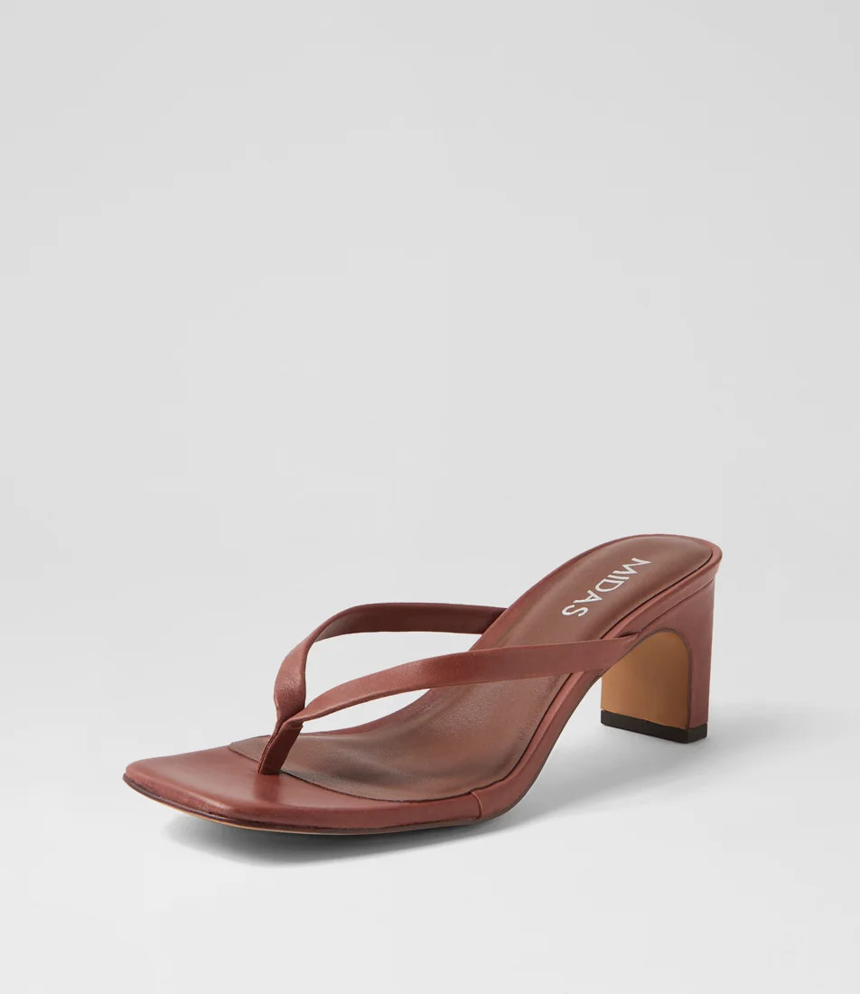 Hooly Walnut Leather Sandals | Styletread (AU)
