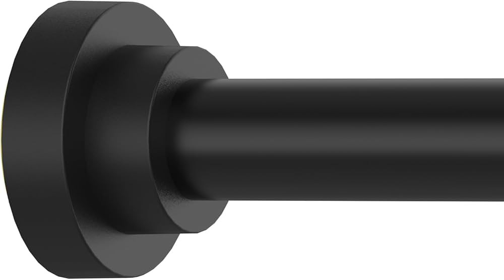 Shower Curtain Rod Adjustable 43-78 inch, 1"Diameter Spring Tension Curtain Rod No Drill, Anti-Ru... | Amazon (US)