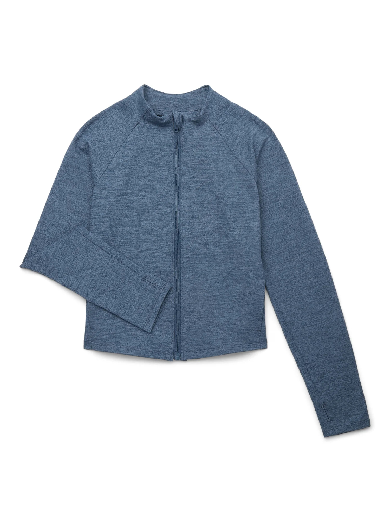 Athletic Works Girls ButterCore Full Zip Jacket, Sizes 4-18 | Walmart (US)
