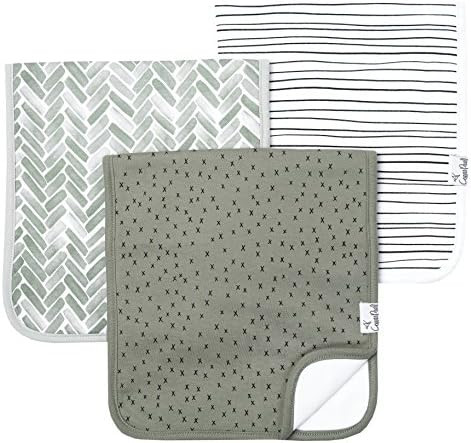 Copper Pearl Baby Burp Cloth Large 21''x10'' Size Premium Absorbent Triple Layer 3 Pack Gift Set ... | Amazon (US)