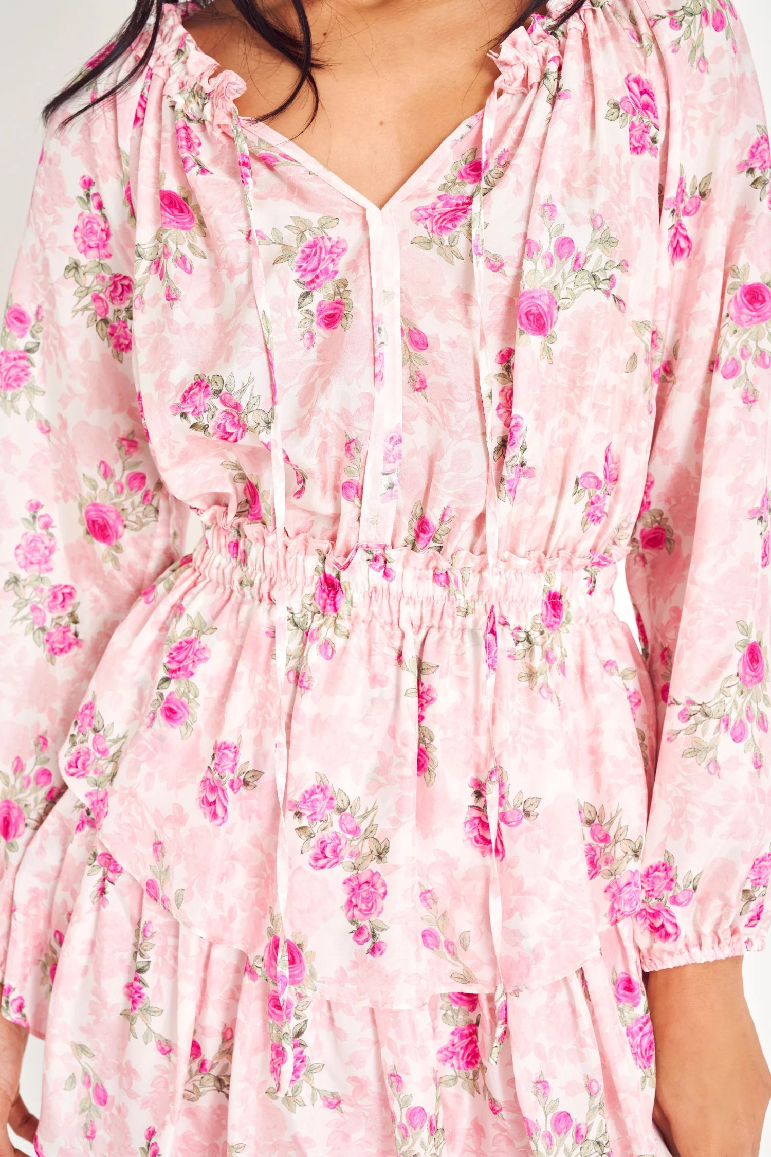 Popover Silk Mini Dress | LOVESHACKFANCY