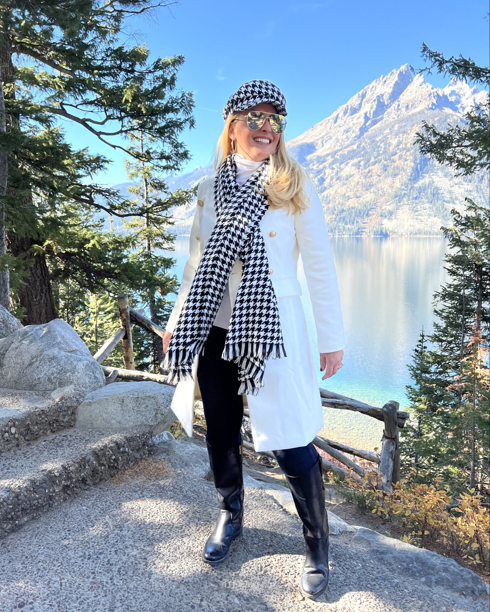 🧥WINTER TRAVEL OUTFIT: Found the best white coat from @amazonfashion for fall and winter! 

🧥It’s under $60! I’ve had it for three years and it’s still in excellent condition. Liked it so much, purchased it in red too. Highly recommend this coat!

🧥It’s beautifully constructed with an inside lining. I wanted a more tailored look so I’m wearing a small. If you’re looking to wear chunky sweaters, I would suggest ordering your normal size.

☝🏻Also linking all of my houndstooth accessories! They’re both under $20!

#founditonamazon #amazonfashion #winterfashion #street2beachstyle #wintervacation #traveloutfit #grandtetonnationalpark #grandtetons #wyominglife #classicstyle #wintercoatoutfit #wintercoat #travelgrams #explorewyoming #winterstyle #winteroutfitinspo #winteroutfits #tlpicks #mygrandteton @jtstjtst11 @grandtetonnps

#LTKHoliday #LTKFindsUnder100 #LTKTravel