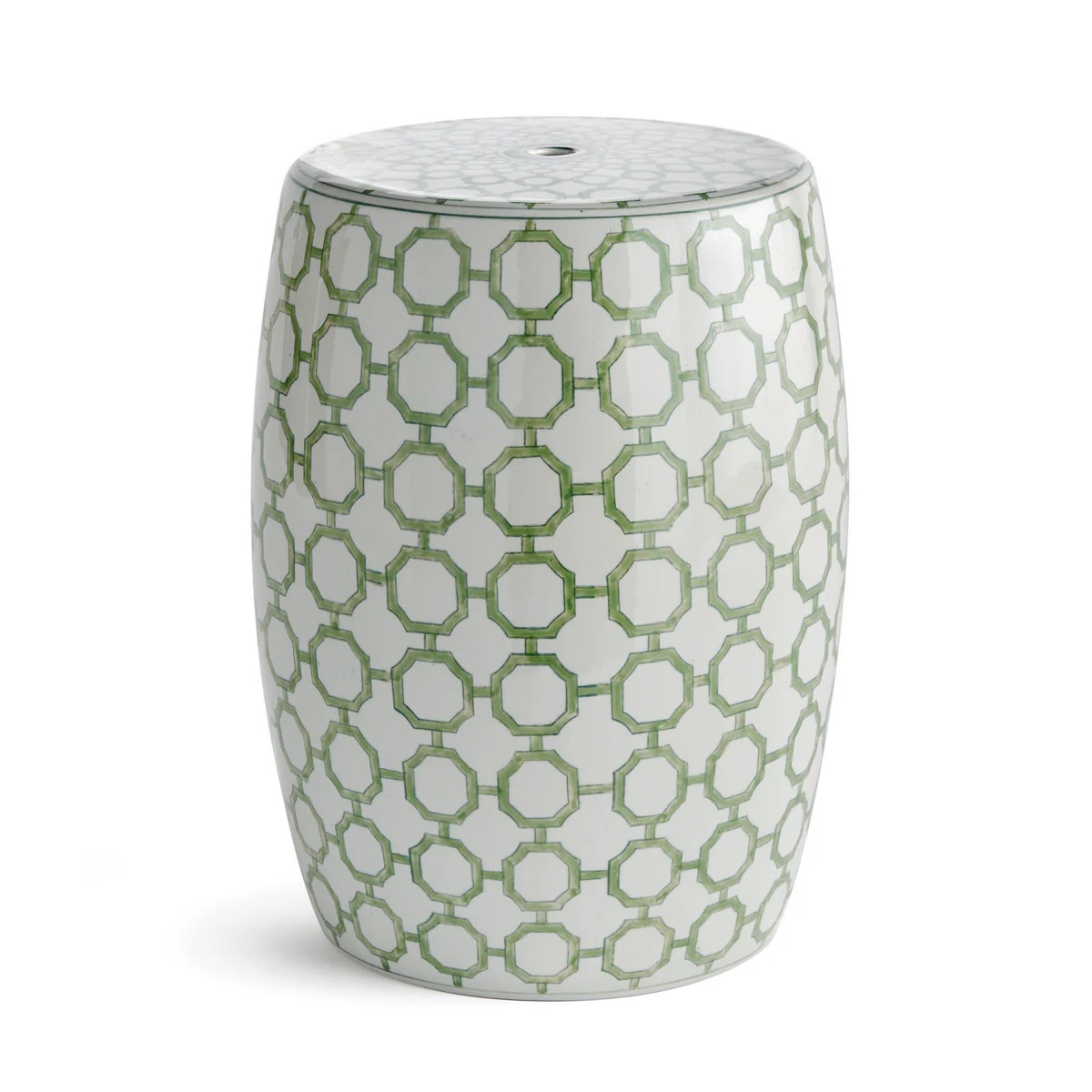 Imperial Link Ceramic Garden Stool | The Well Appointed House, LLC