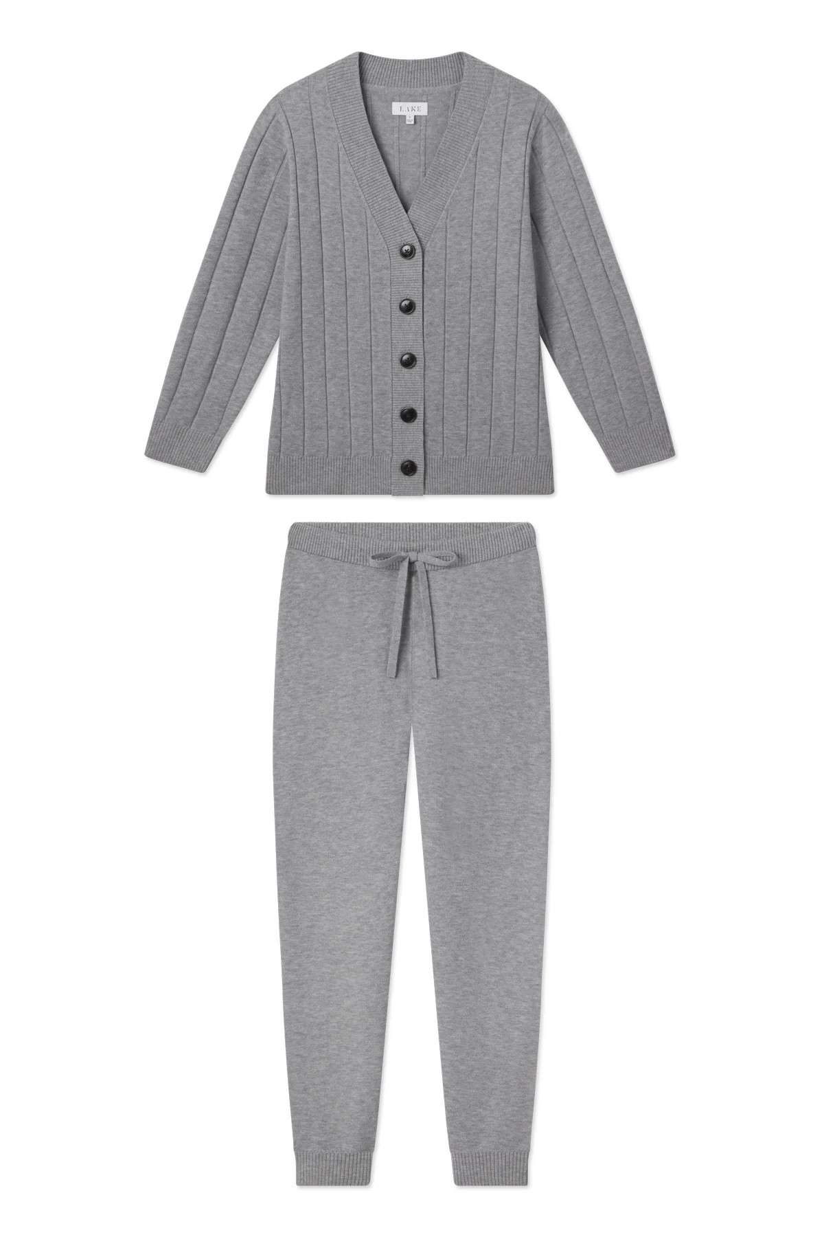 Vesper Jogger Set in Gainsboro Gray | Lake Pajamas