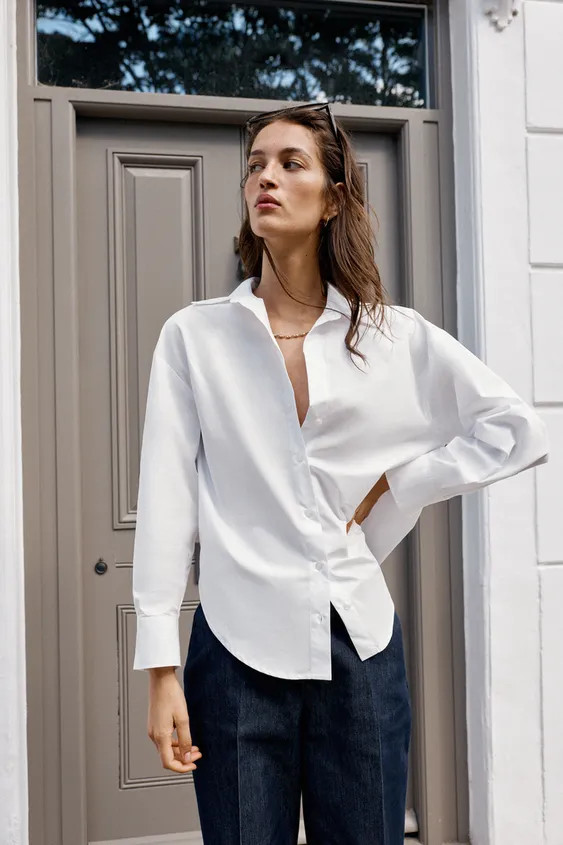 BASIC POPLIN SHIRT | Zara US