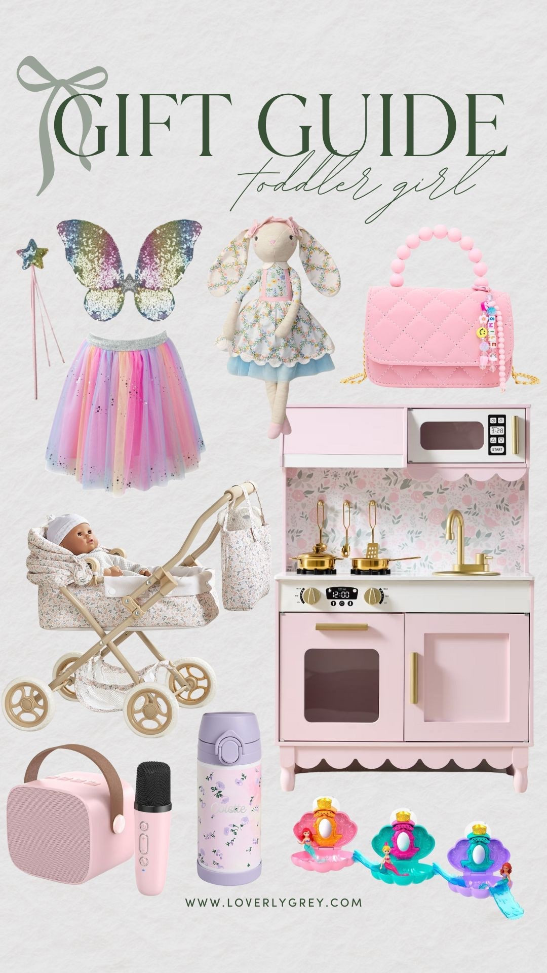Sweet, playful, and full of joy — this Gift Guide for a Toddler Girl is packed with adorable finds she’ll love! From playful costumes and dolls to fun toys and creative play sets, these are the perfect holiday and birthday gift ideas for little ones. 🎁💖

#Loverly Grey #GiftGuide #ToddlerGifts #GiftsForGirls #ToddlerGirlGifts #HolidayGiftGuide #GiftsForKids #ChristmasGifts #GiftIdeas #ToddlerStyle #HolidayShopping #GiftGuide2025 #MomLife



#LTKKids #LTKHoliday #LTKGiftGuide